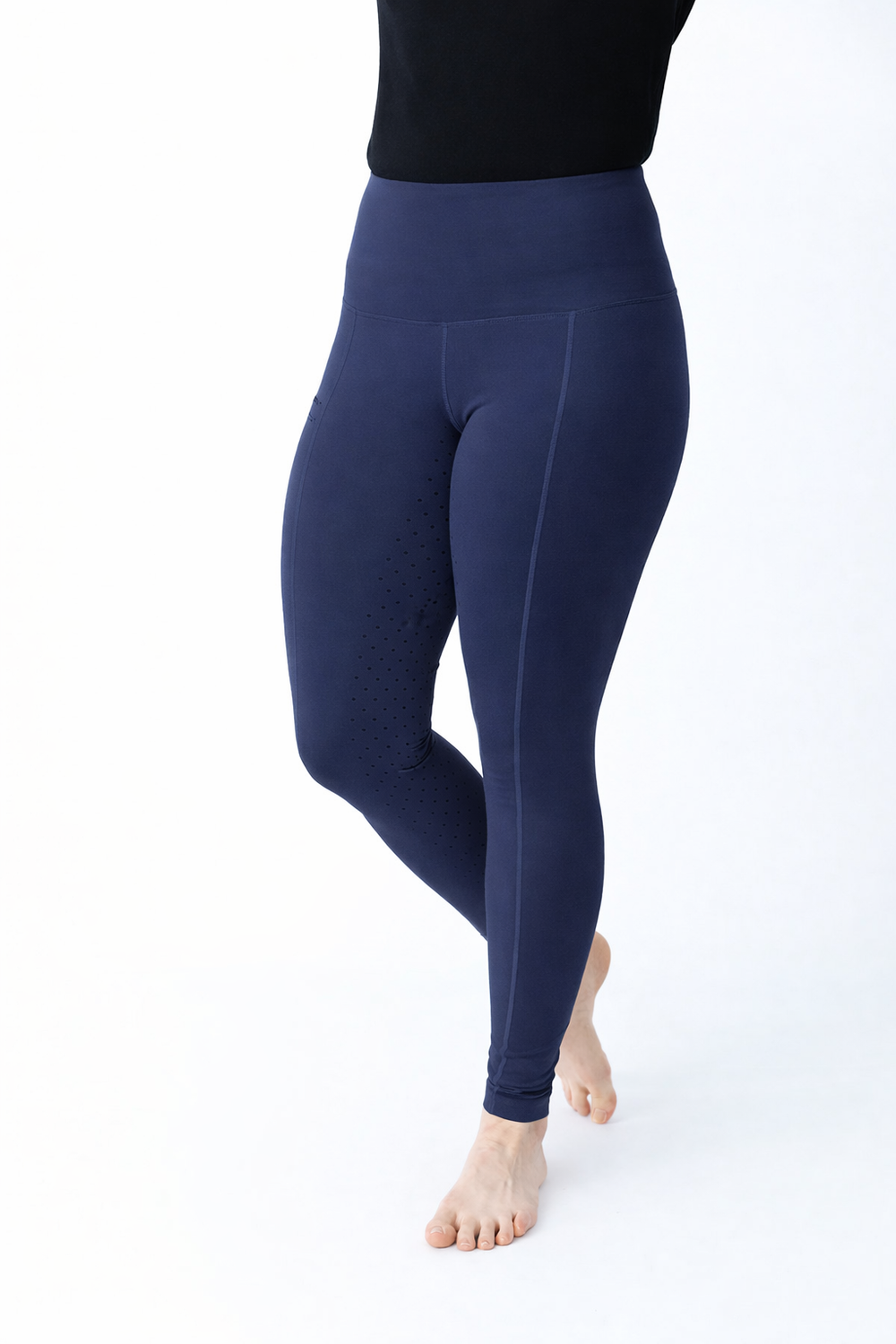 🌑 EQUICORE™ Dark Navy Support Riding Tights