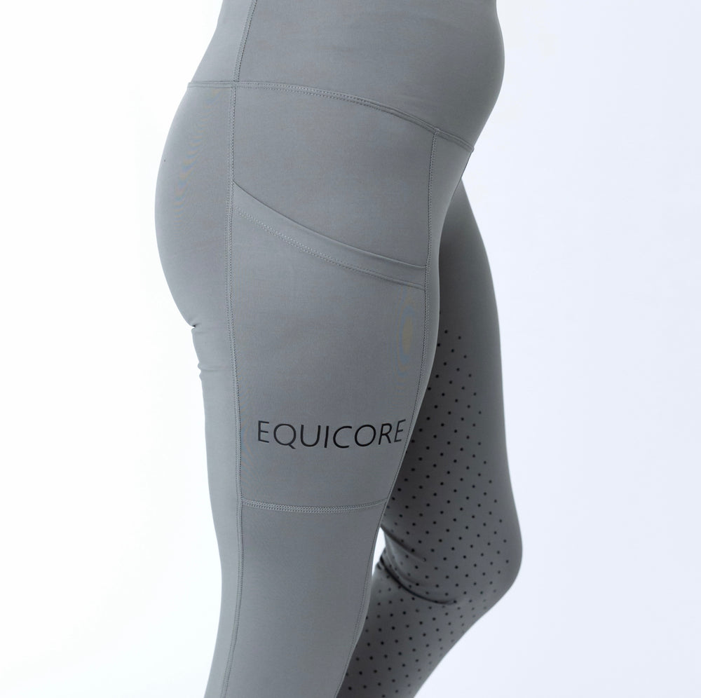 🩶 EQUICORE™ Dark Grey Support Riding Tights