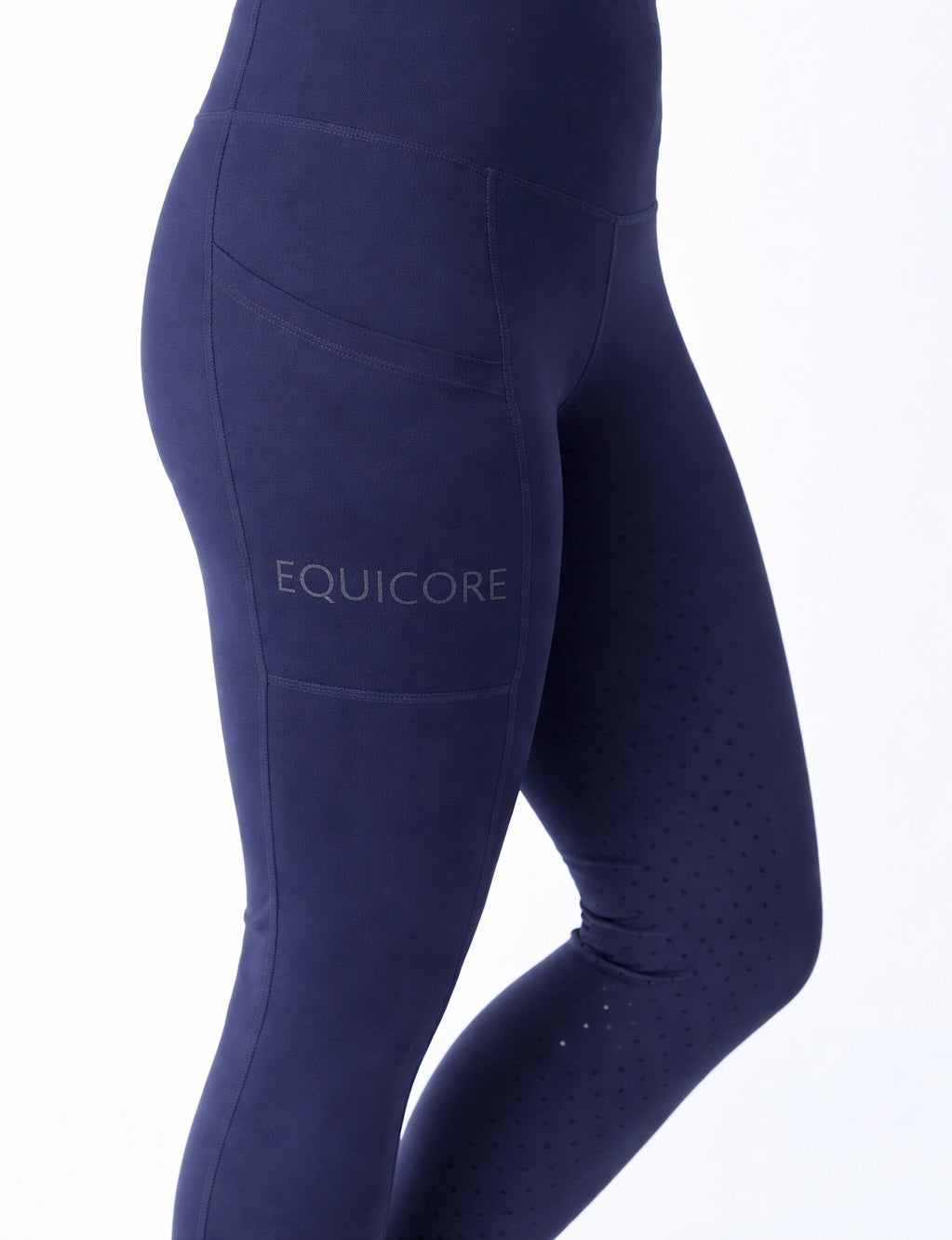🌑 EQUICORE™  Dark Navy Support Riding Tights