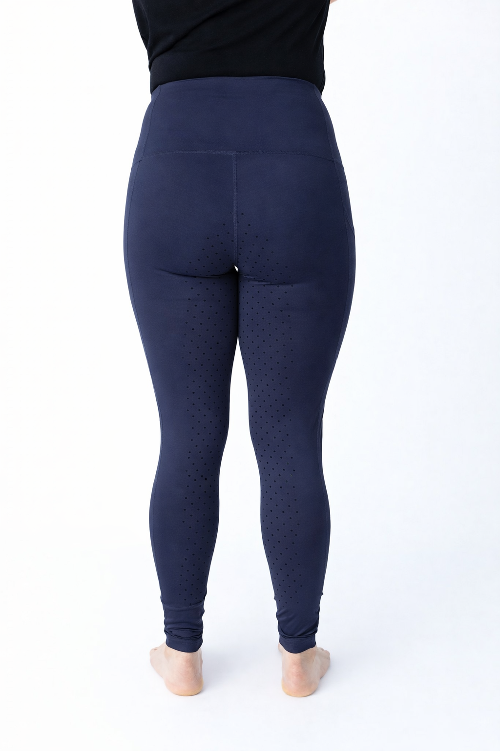 🌑 EQUICORE™  Dark Navy Support Riding Tights